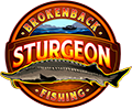 Brokenback Sturgeon Fishing Logo